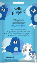 Selfie Project, Maska Nawilżająca na Tkaninie #LuckySeal, 15 ml. KRÓTKA DATA 2026-08-31