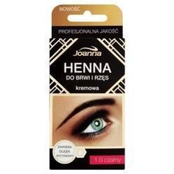 Henna do brwi i rzęs kremowa 1.0 Czarny 15ml
