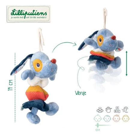Lilliputiens Zawieszka wibrująca Piesek Jules 6 m+