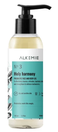 Alkmie - Microbiome. Probiotic face and body gel. Holy Harmony -  150 ml