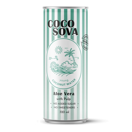 Woda kokosowa z pulpą aloesową 320 ml