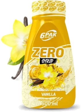 6PAK SYRUP ZERO 500ml smak VANILLA