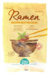 Terrasana − Makaron ramen z ryżu brązowego bezglutenowy BIO − 280 g