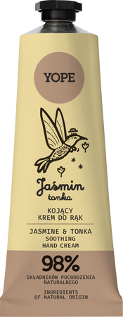 Yope Jaśmin & Tonka – naturalny krem do rąk 50ml