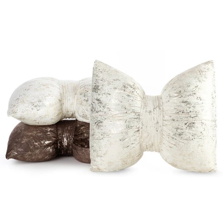 Welwetowa poduszka SI/CHP/KOKARDA1 45X55 brązowa