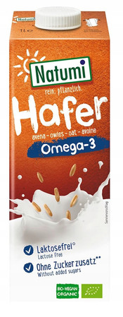 ZESTAW NAPÓJ OWSIANY OMEGA-3 BEZ DODATKU CUKRÓW BIO (1L) x12 szt.
