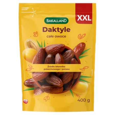 Bakalland Daktyle całe owoce 400 g