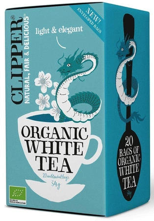 Clipper − Herbata biała BIO − 20 x 1.7 g
