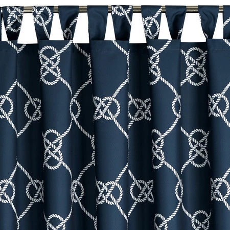 Zasłona gotowa Garden 14 na Szelkach 155 x 220 cm, Granatowy