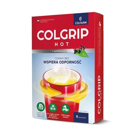 Colfarm Colgrip Hot 8 saszetek wspiera odporność