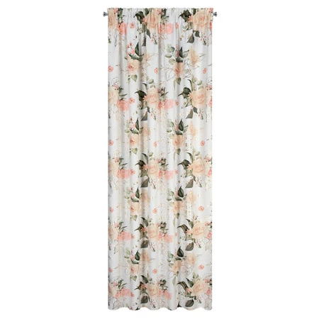 ZASŁONA GOTOWA ROSE NA TAŚMIE 135 X 270 CM BIAŁY