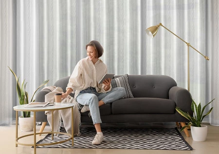 FIRANA GOTOWA ESEL 350 X 250 CM BIAŁY