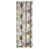 ZASŁONA GOTOWA D91 KORFU 140 X 250 CM BRĄZOWY