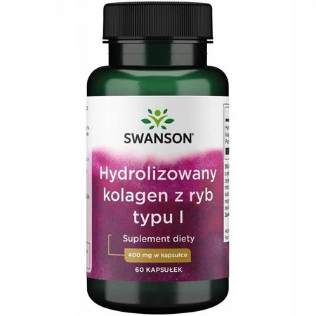 Swanson Hydrolizowany Kolagen Z Ryb Typ I 60/400