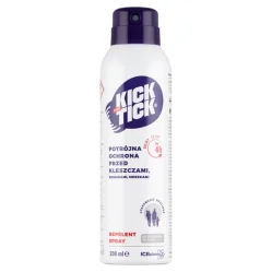 KICK THE TICK Max Repelent Plus 200 ml – ochrona przed kleszczami, komarami i meszkami