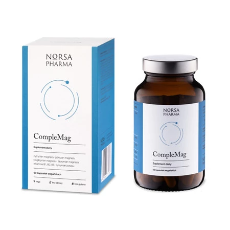 Norsa Pharma CompleMag Magnez + Witamina B1 + B2 + B6 -  90 kaps.