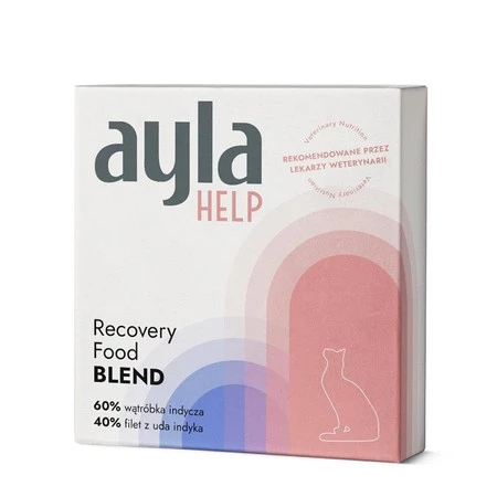 AYLA HELP Recovery Food Blend - wątróbka indycza z udem liofilizowana dla kotów (28g)