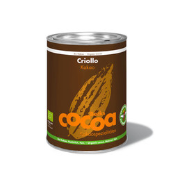 BECKS COCOA KAKAO CRIOLLO SPROSZKOWANE ODTŁUSZCZONE BEZGLUTENOWE BIO 200 g