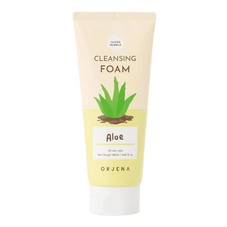 Cleansing Foam Aloe kojąco-nawilżająca pianka do mycia twarzy 180ml