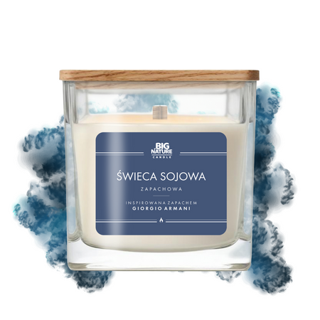 Świeca sojowa SECRET FLAME (inspiracja zap. Giorgio Armani) 505g