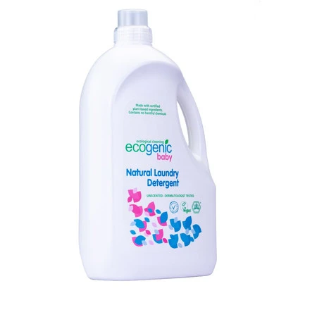 Ecogenic Baby, Hipoalergiczny płyn do prania ubranek dziecięcych, bezzapachowy, 2750 ml