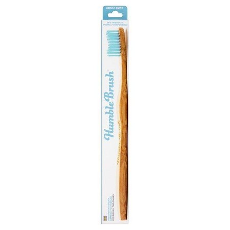 Humble Brush, Bambusowa szczoteczka do zębów, Soft, niebieska