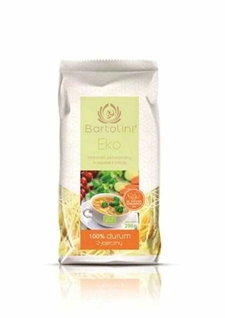 Bartolini − Makaron durum 2-jajeczny krajanka cienka BIO − 250 g