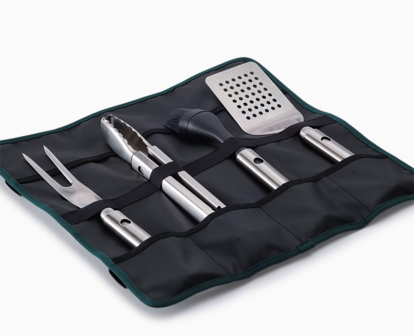 JJ-Zestaw 4 narzędzi do BBQ w etui 5el. GrillOut - Nabea.pl