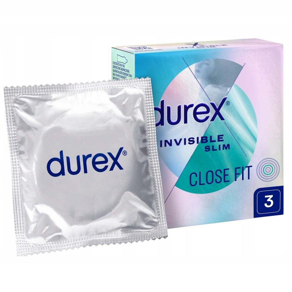 Durex Invisible Close Fit prezerwatywy 3szt