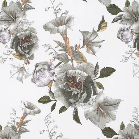 Komplet pościeli satynowej Spring 39, 140 x 200 cm, Biały