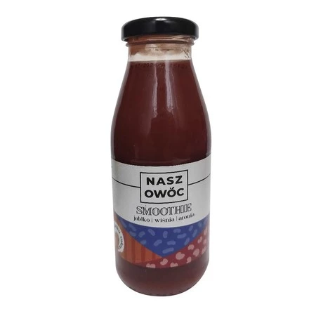 Smoothie jabłko, wiśnia i aronia 230 ml