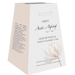 Bioetiq Anti-Aging Vege Retinol & Vitamin Cocktail + HA krem do twarzy na dzień i noc 50 ml