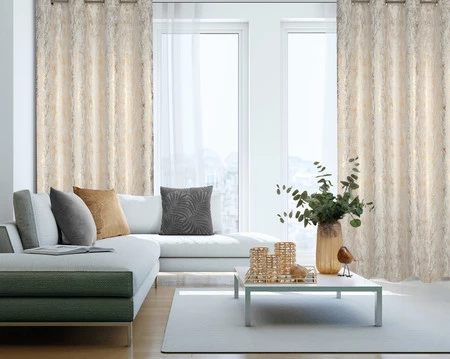 ZASŁONA GOTOWA ELISE 140 X 250 CM NATURALNY