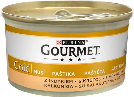 PURINA GOURMET Gold Mus z Indykiem 85g