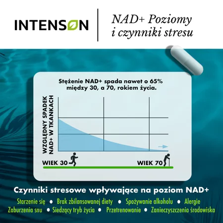 Intenson NR Chlorek Rybozydu Nikotynamidu 30 kaps.