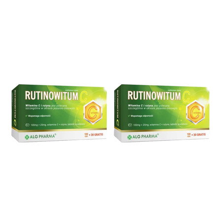 Zestaw: 2x Alg Pharma Rutinowitum C 150 tabl.