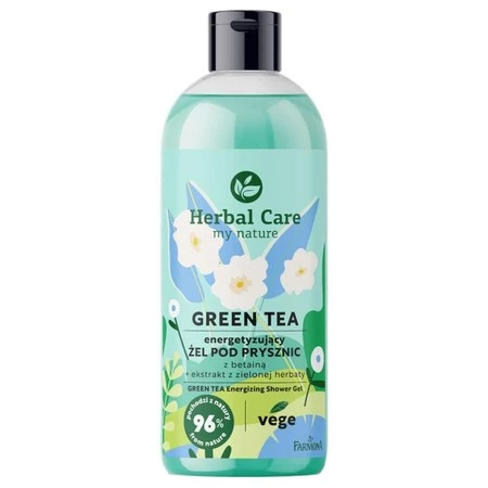 FARMONA Herbal Care Energetyzujący Żel pod prysznic z betainą - GREEN TEA 500ml