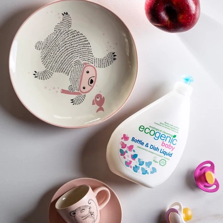 Ecogenic Baby, Płyn do mycia butelek, smoczków i zabawek, bezzapachowy, 500 ml