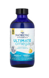 Nordic Naturals Ultimate Omega Xtra omega-3 kwas tłuszczowy EPA witamina D 237 ml smak cytryna