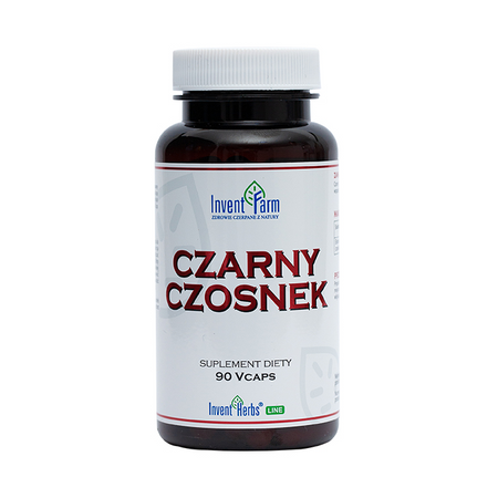 INVENT FARM Czarny czosnek 90 kaps. vege