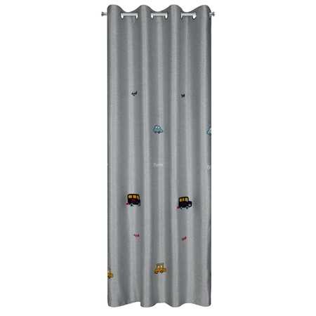 ZASŁONA GOTOWA ALVIN 140 X 250 CM SREBRNY
