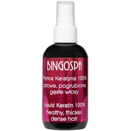Bingospa Płynna Kreatyna 100% zdrowe włosy
