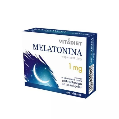 Melatonina 1 mg, 90 tabletek