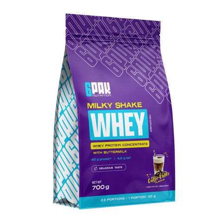 6PAK MILKY SHAKE WHEY   700g CAFFE LATTE
