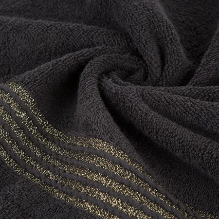 Ręcznik Lila (11), 30 x 50 cm, Czarny