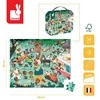 Janod Puzzle w walizce Rodzina misiów 54 elementy 5+ Made in France
