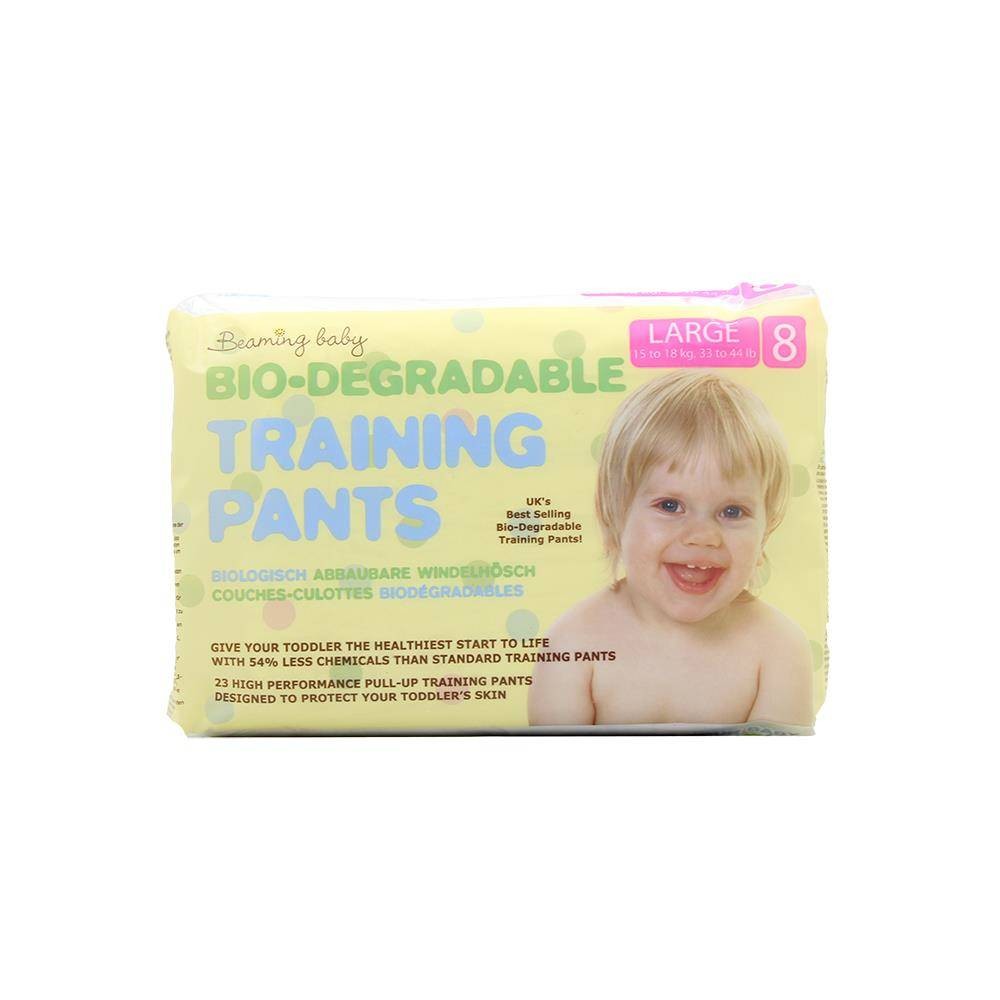 Beaming Baby, size 8, PANTS jednorazowe biodegradowalne pieluchomajtki, L, 23 szt.