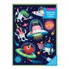 Mudpuppy Puzzle-kartka z życzeniami Kosmos 12 elementów 3+