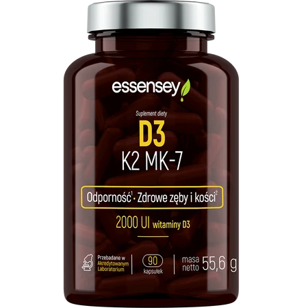 Essensey Witamina D3 K2 MK-7 - 90 kaps.