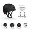 SCOOTANDRIDE Kask S-M dla dzieci 3+ lat Black